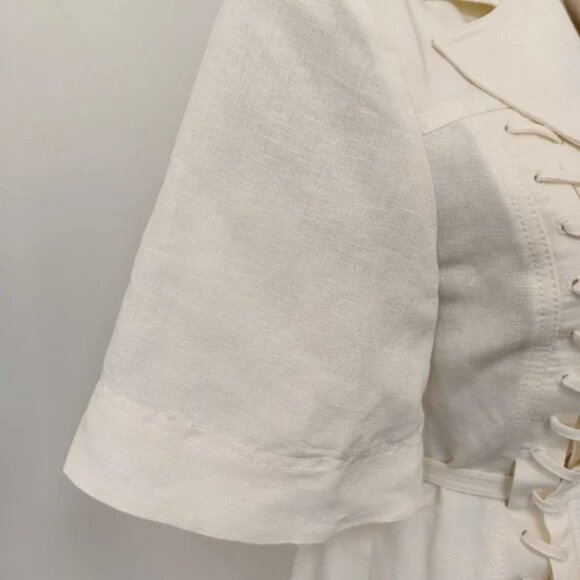 Aje Ana Mini Dress in Ivory - Picture 14 of 14